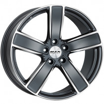 MAK Turismo-D-FF 10x21 5/130.0 ET50.0 gloss black mirror ring